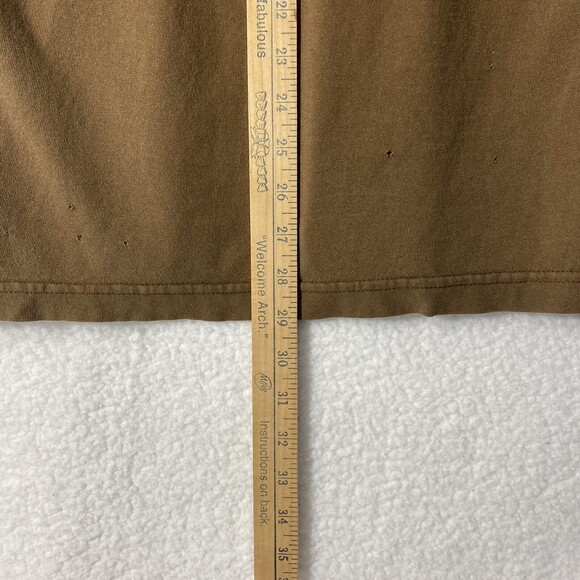 Vintage y2k Redsand Brown T-shirt Surfer Skater Logo Distressed No Tag MEASURED - Picture 11 of 11